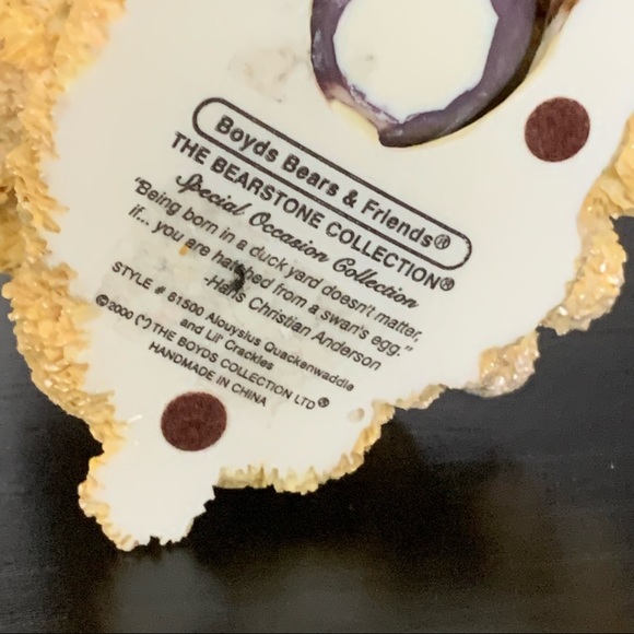 Boyds Bears Alouysious Quackenwaddle and Lil’ Crackles Easter Resin Figurine - Picture 14 of 14